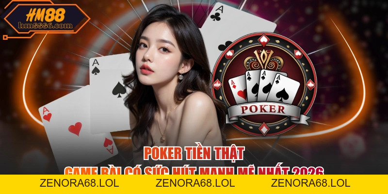 Poker Tiền Thật - Game Bài Có Sức Hút Mạnh Mẽ Nhất 2026